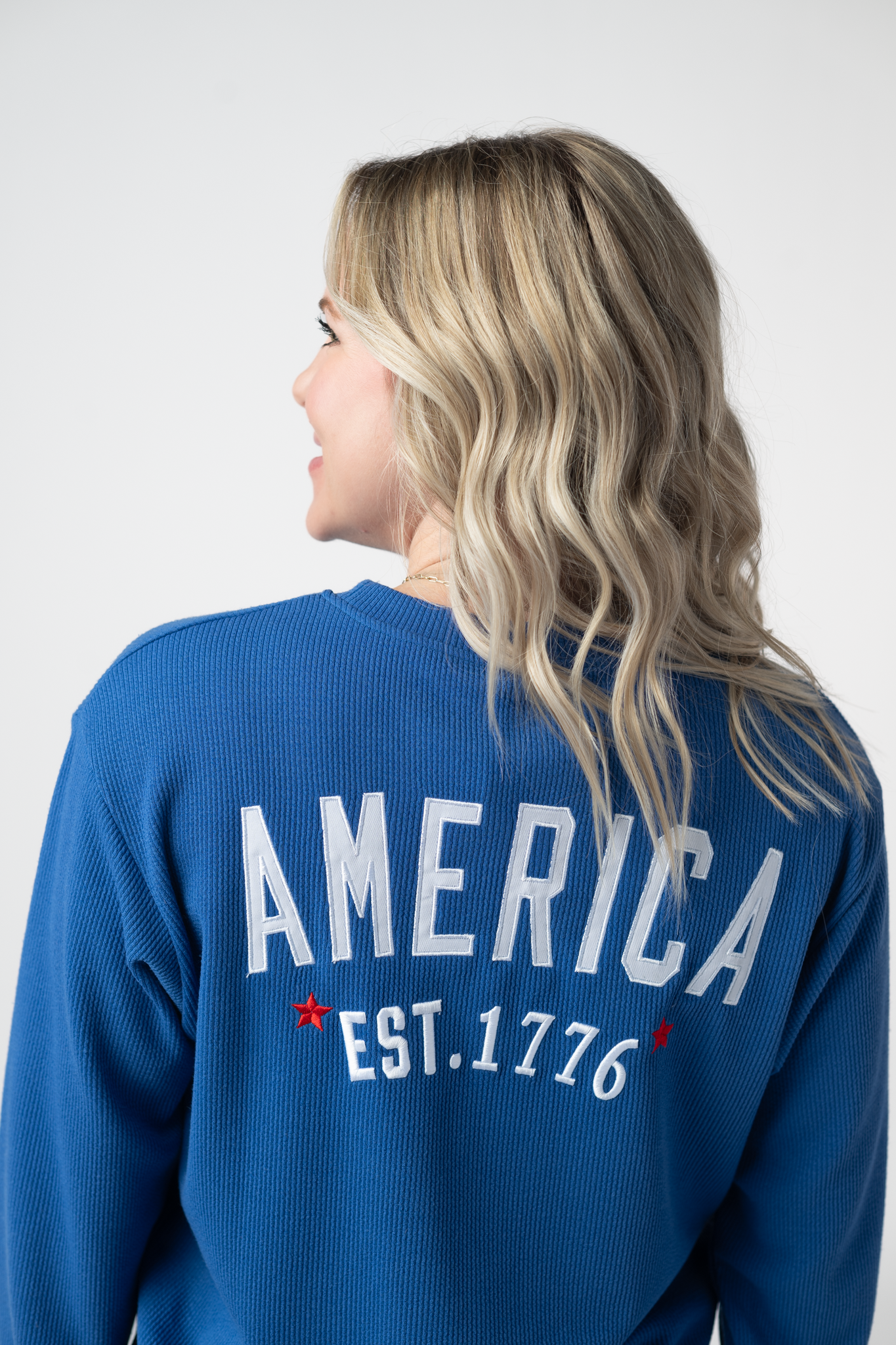 IN STOCK America Pullover - Blue