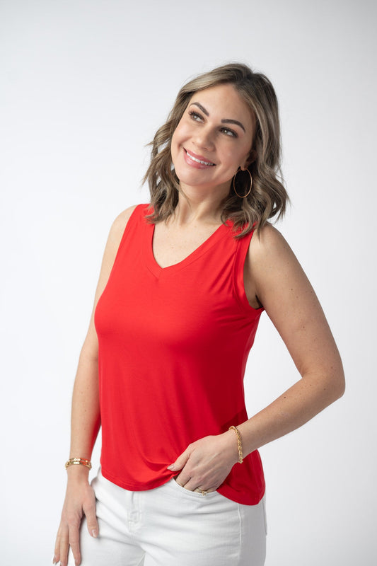 IN STOCK Noelle Tank - Red