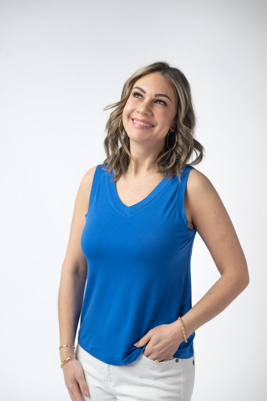 IN STOCK Noelle Tank - Blue