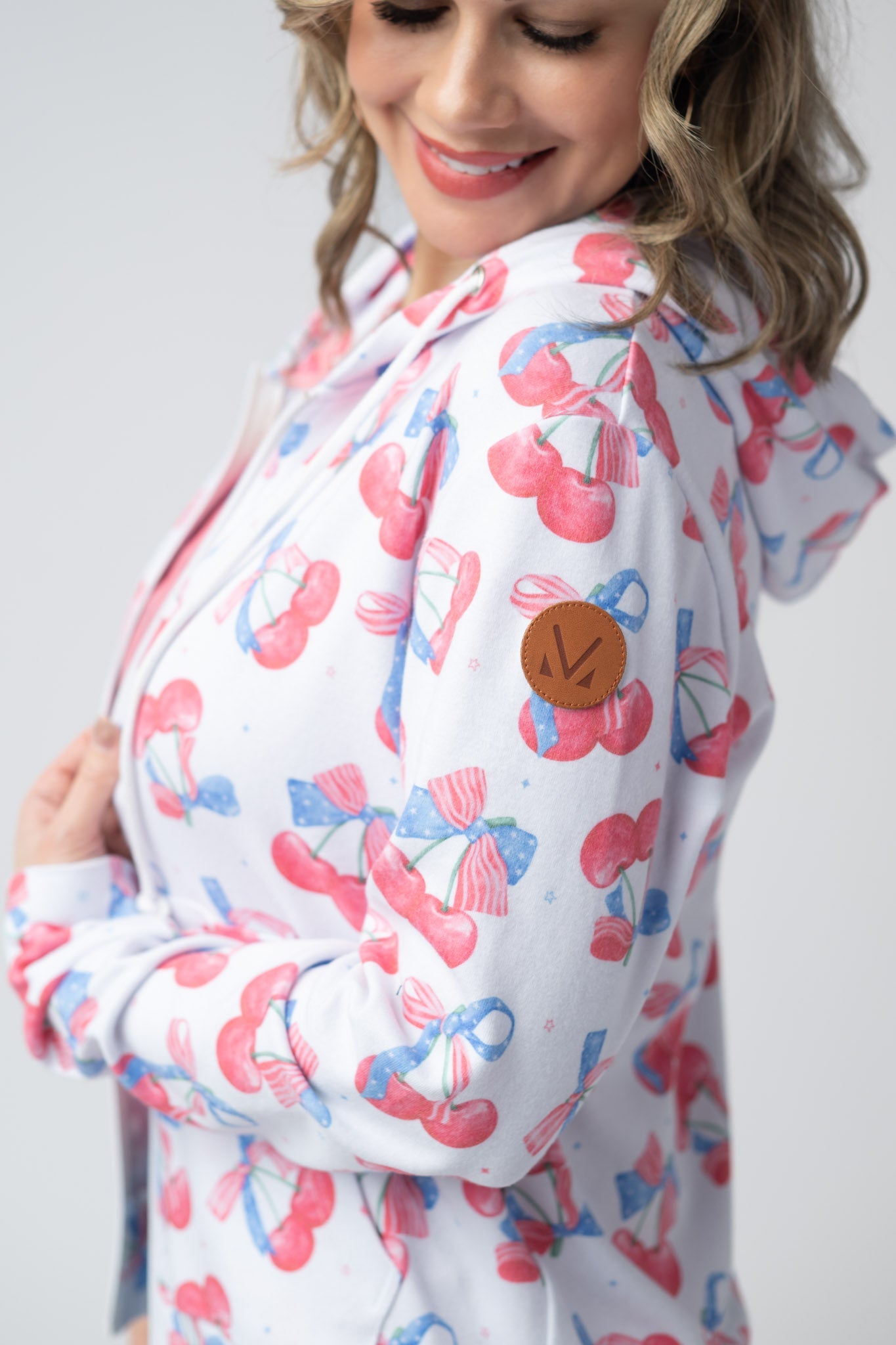 IN STOCK Fullzip Hoodie - Patriotic Cherries