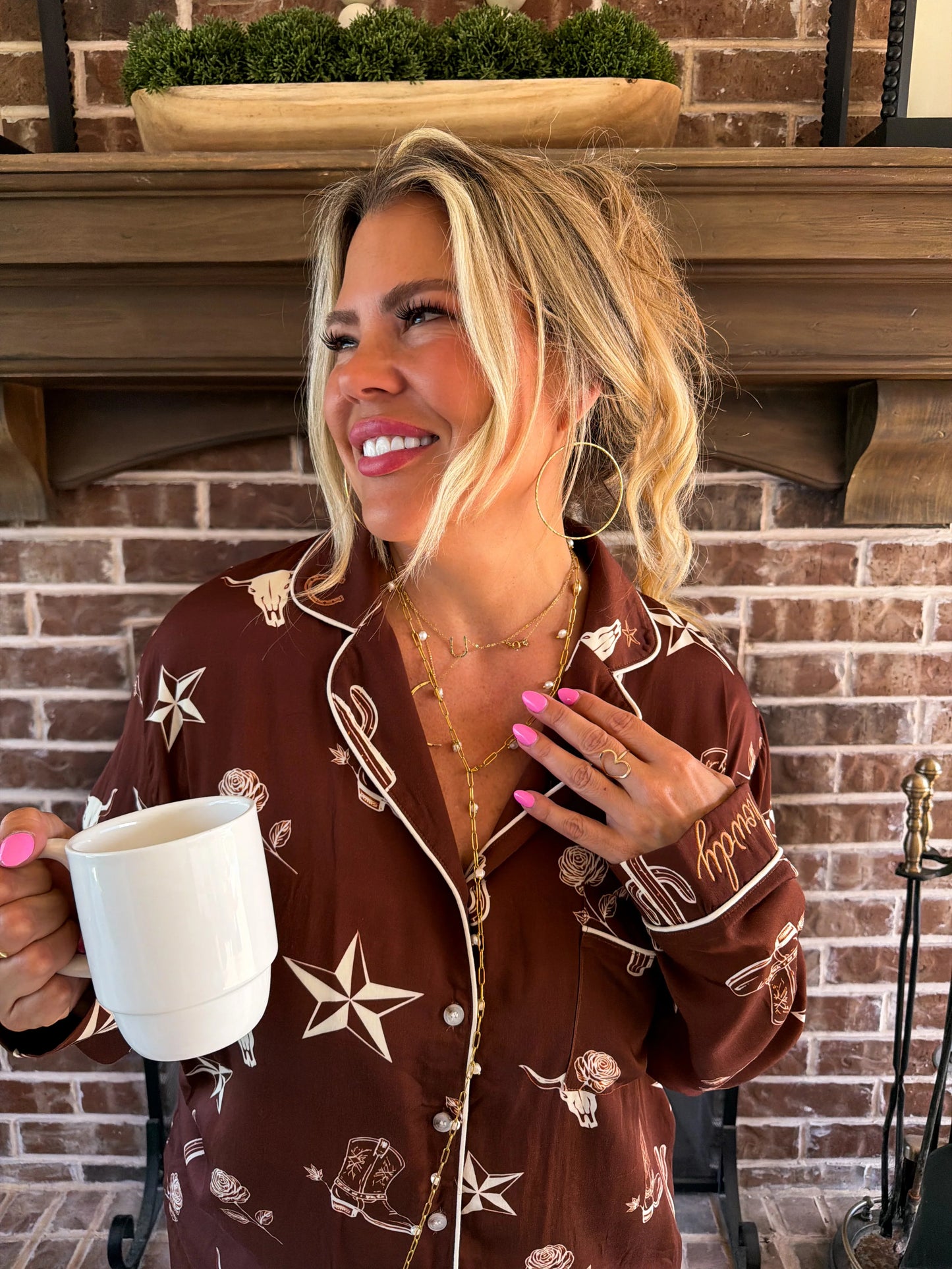 PREORDER- WESTERN NIGHTS LUXE PJ SET