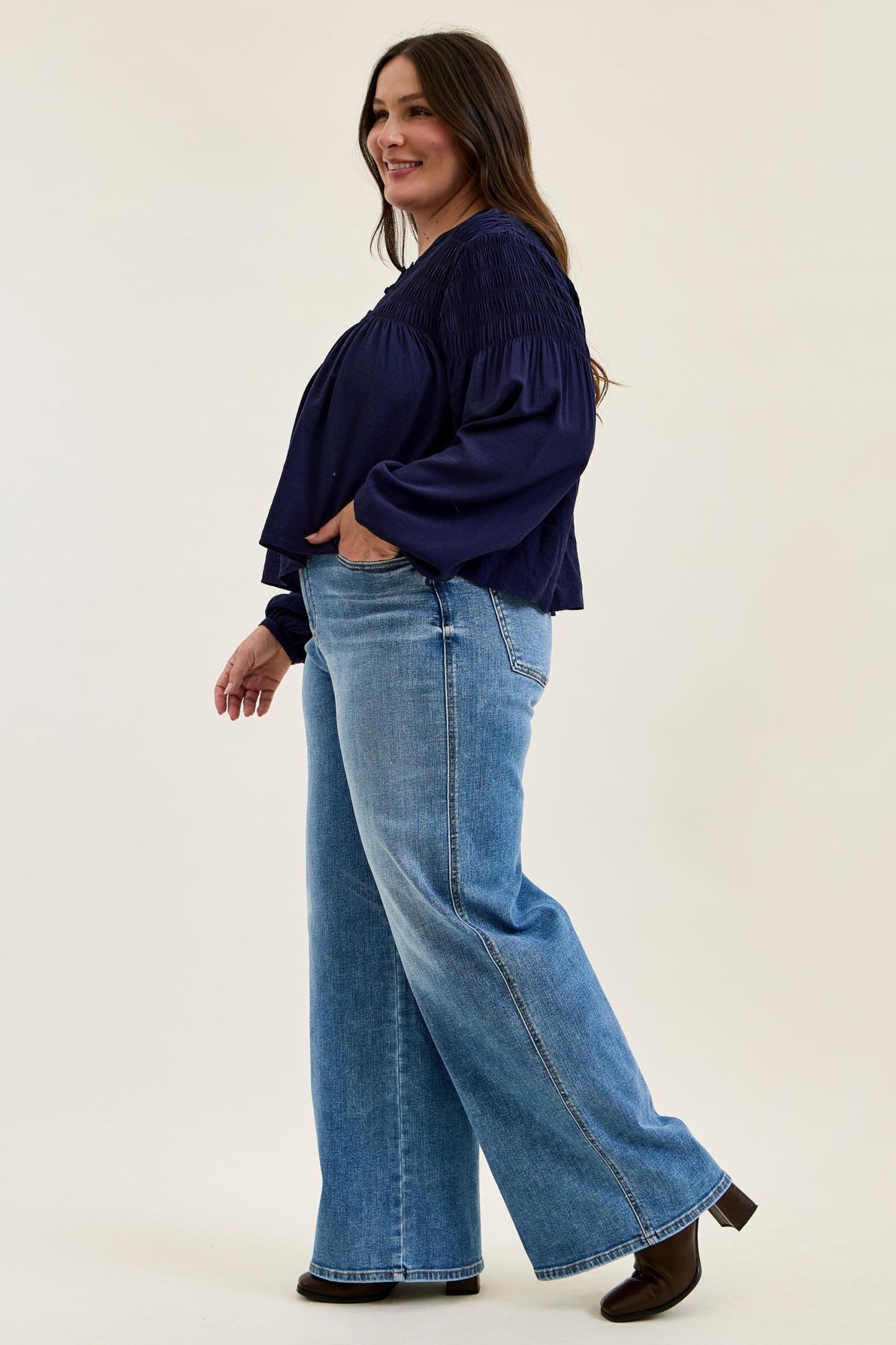 Judy Blue “Angelina” Column Straight Leg Jeans
