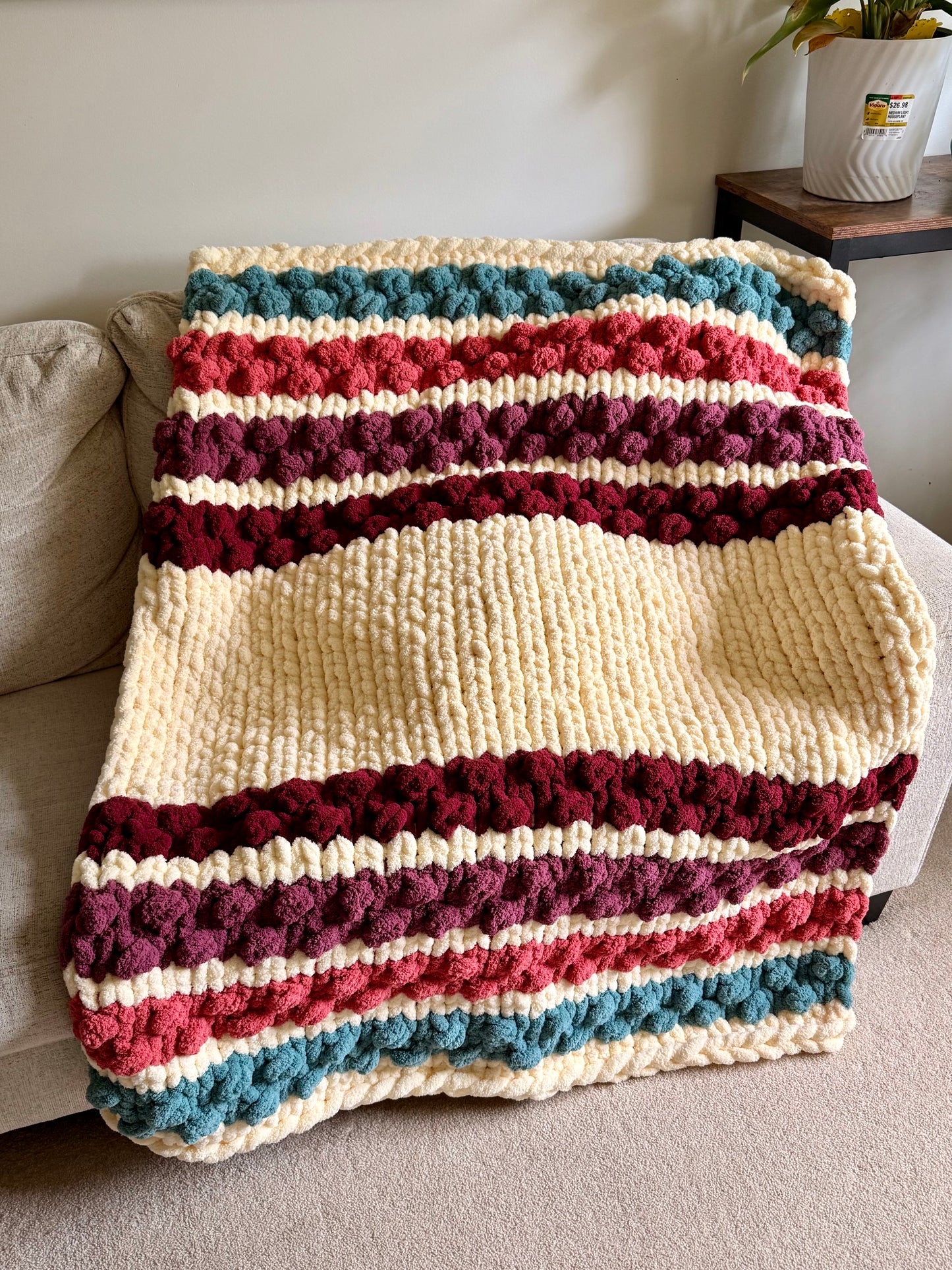 Autumn Grove Chunky Knit Throw Blanket