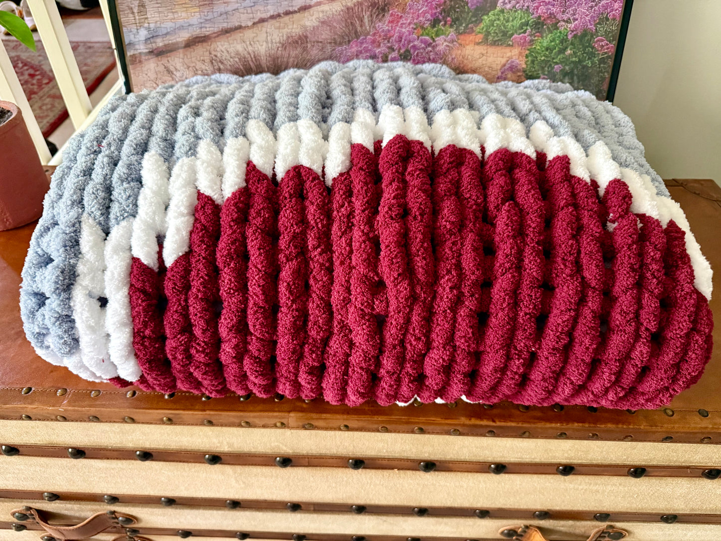 Retro Philadelphia Baseball Inspired Blanket