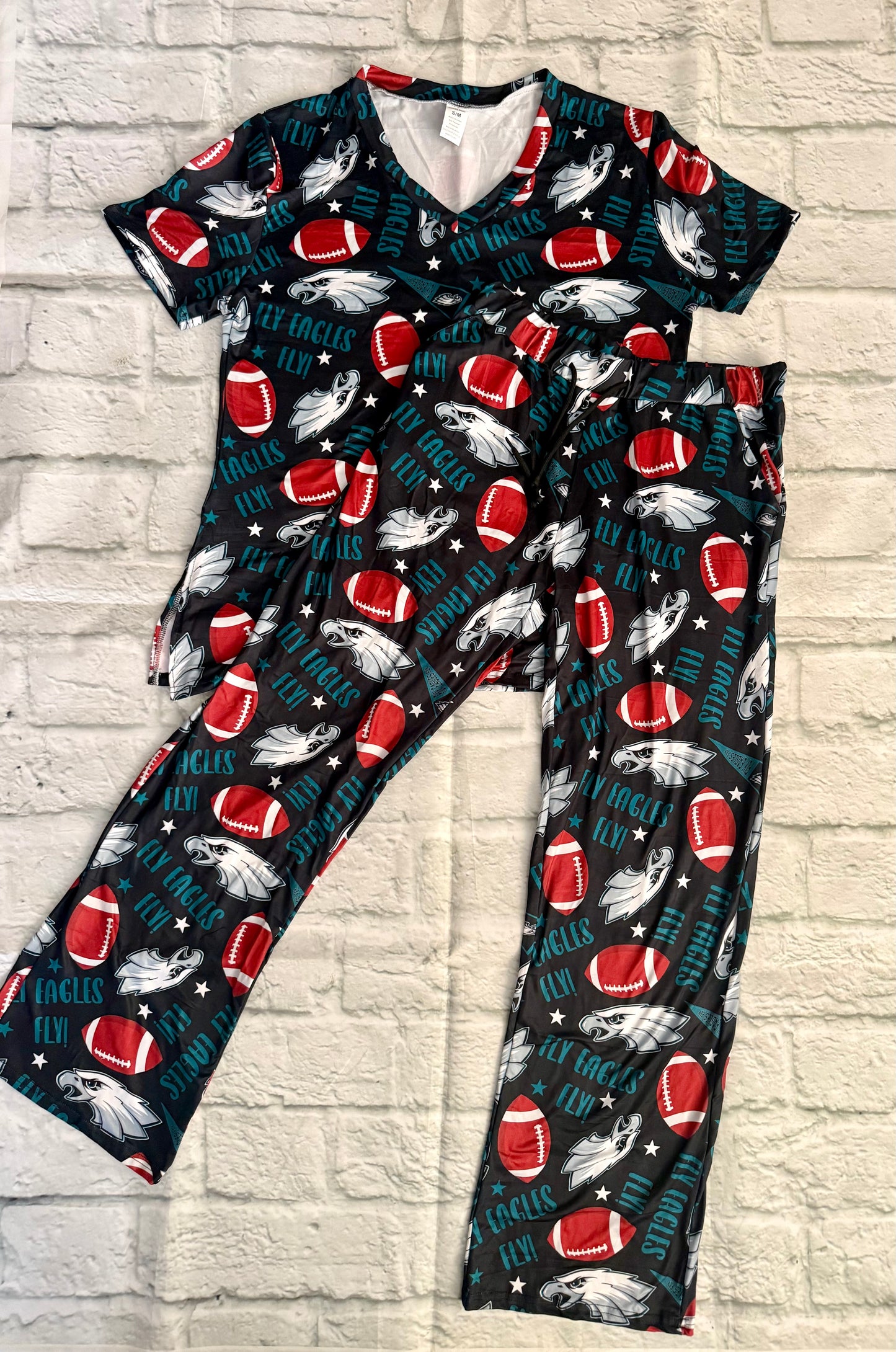 Eagles Inspired Pants PJ Set