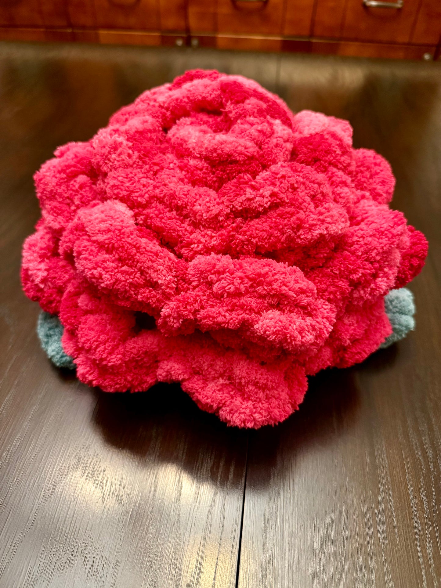 Chunky Knit Roses 🌹