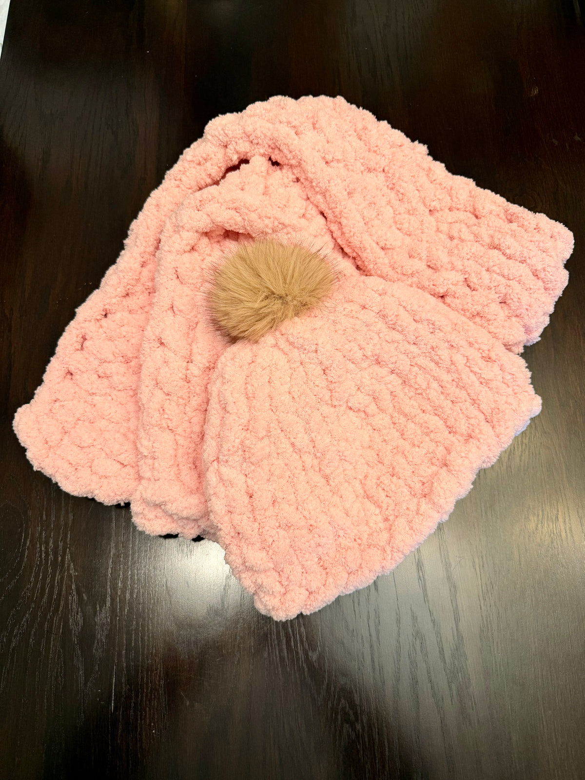 Chunky Knit Hat & Scarf Set