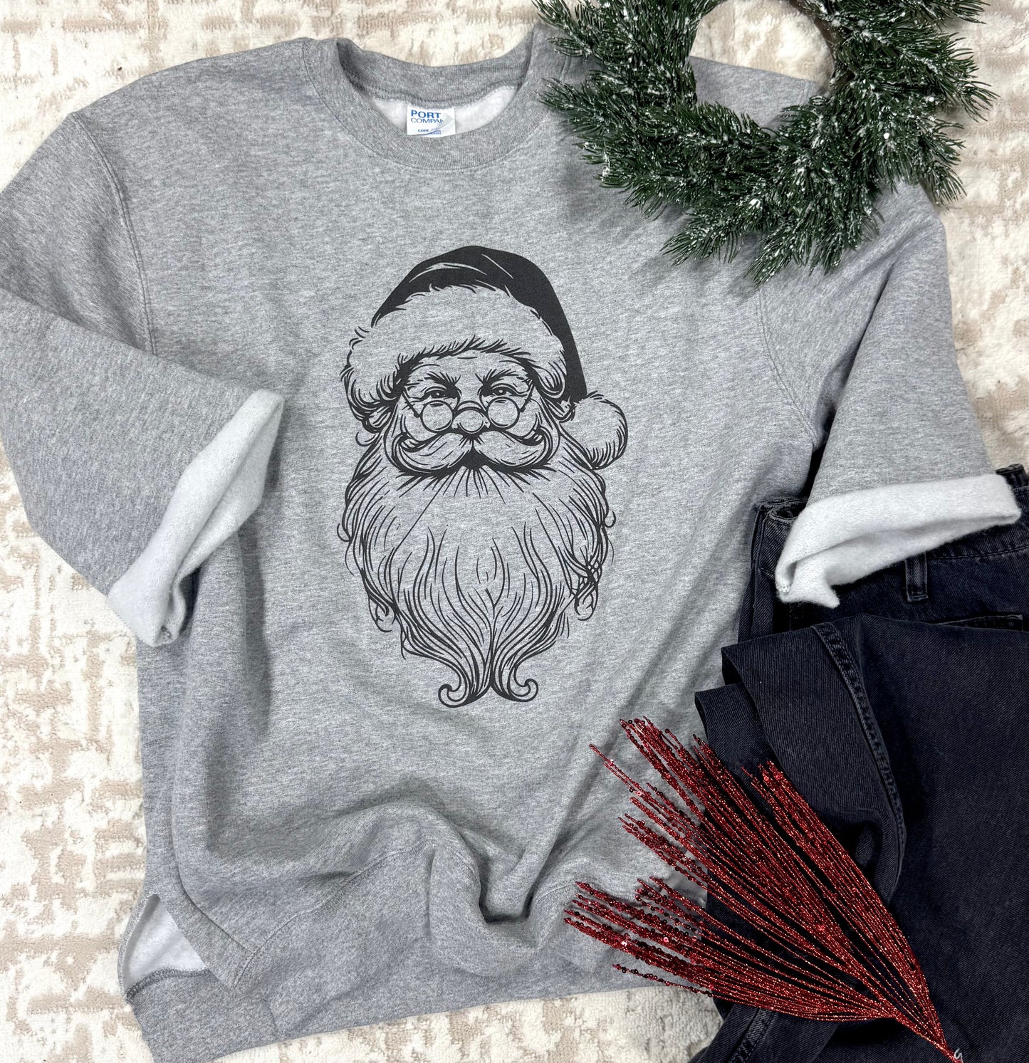 Whimsical Santa Sweatshirts - cut or NON cut