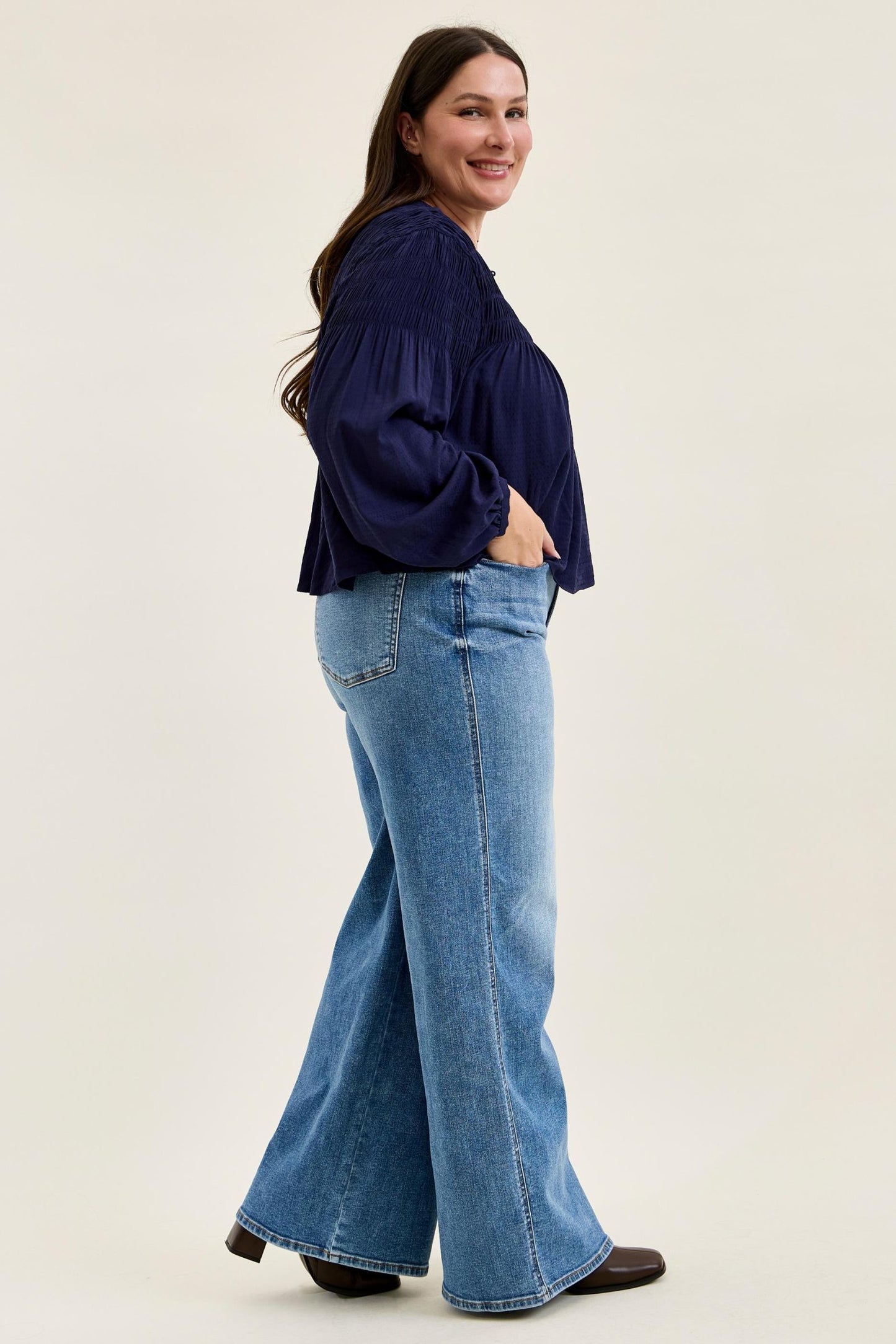 Judy Blue “Angelina” Column Straight Leg Jeans