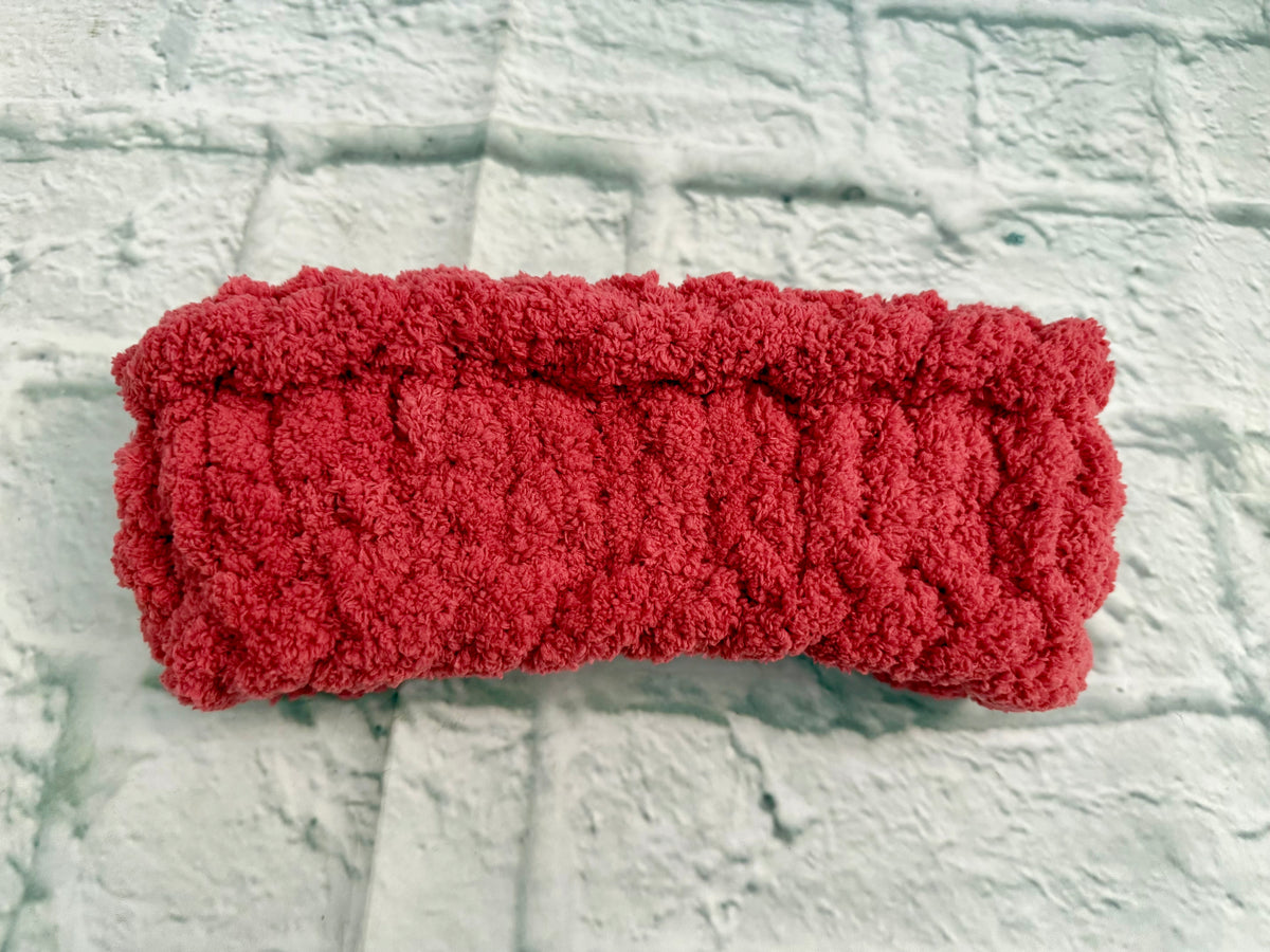 Handmade Chunky Chenille Ear Warmer Headband