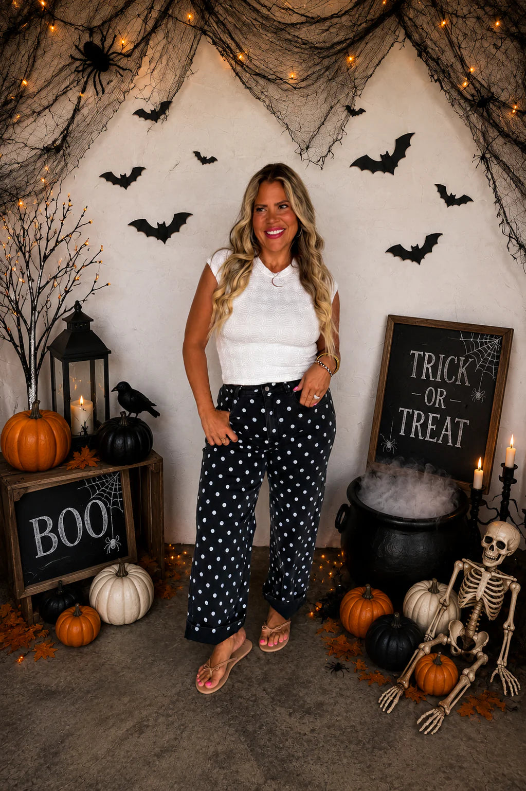 PREORDER- HOCUS POCUS DOT JEANS