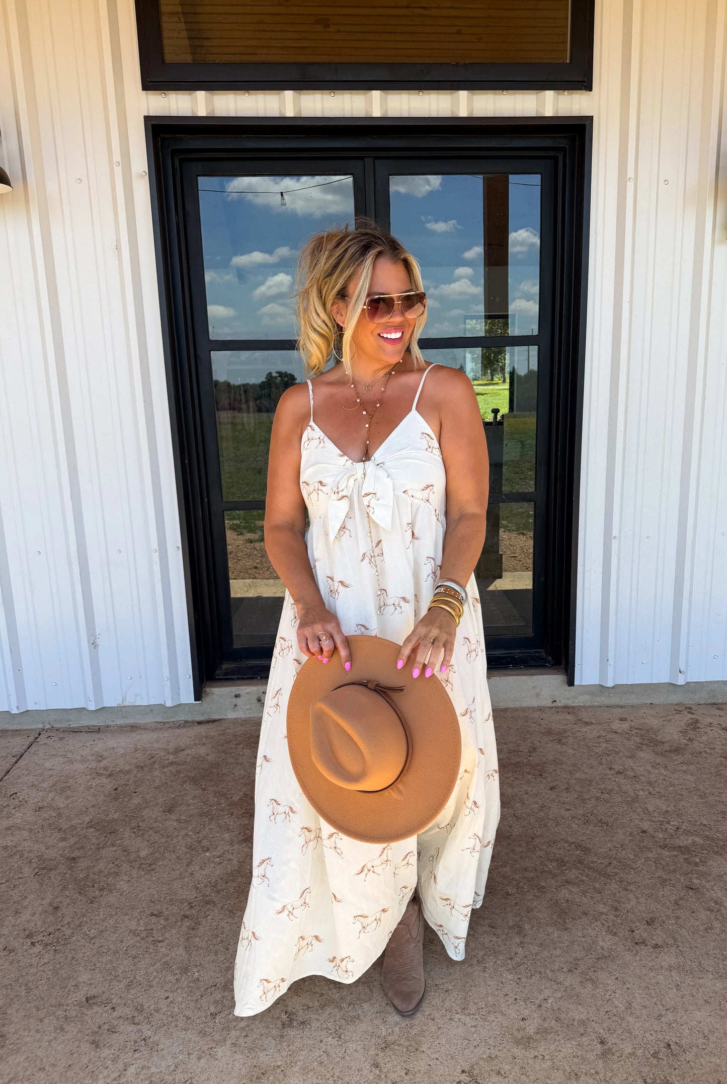 PREORDER- WESTERN CHARM MAXI DRESS