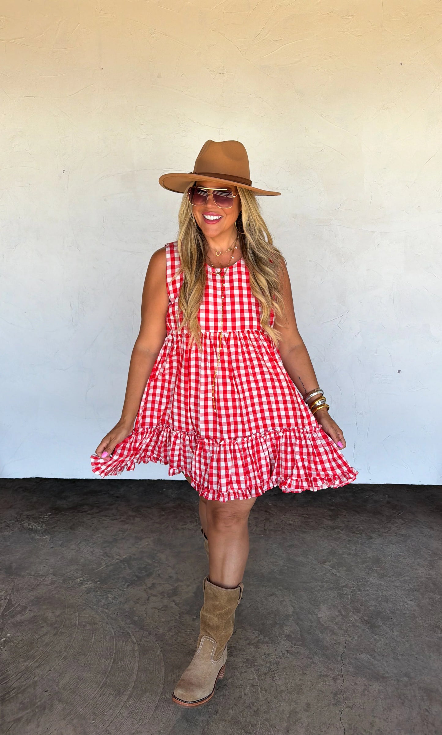 PREORDER- HARVEST & GINGHAM DRESS