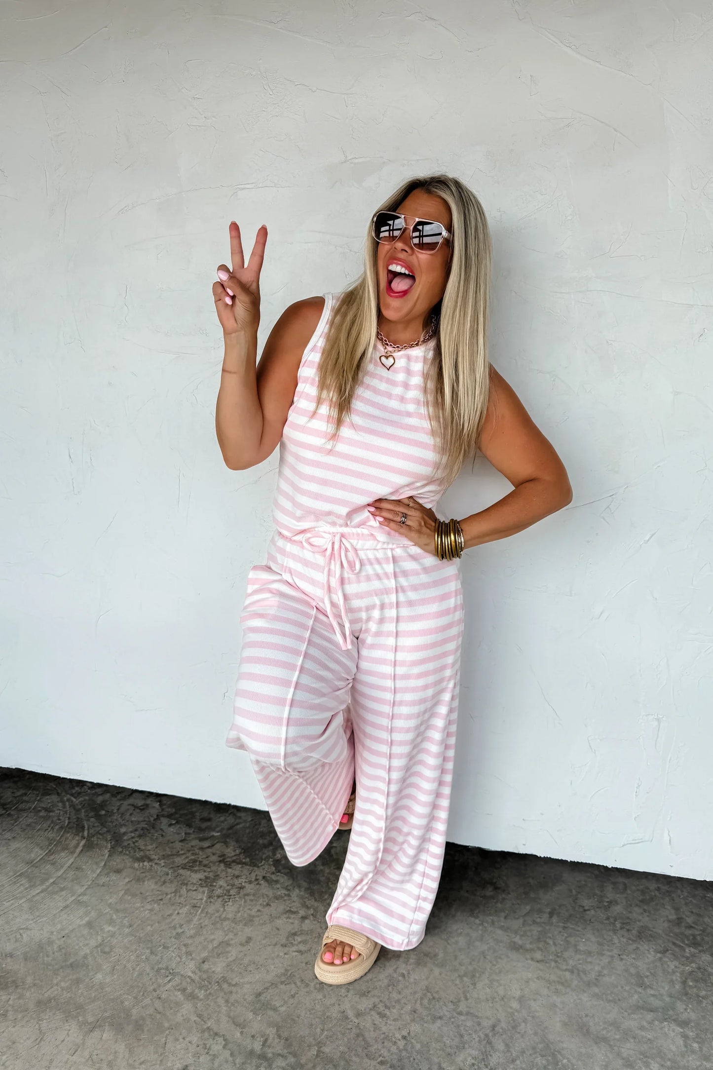 PREORDER: Haven Stripe Lounge Set