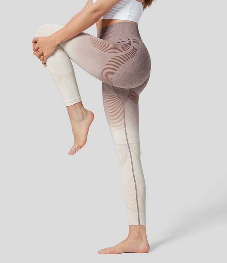 Halara Seamless Flow High Waisted Gradient Yoga Leggings