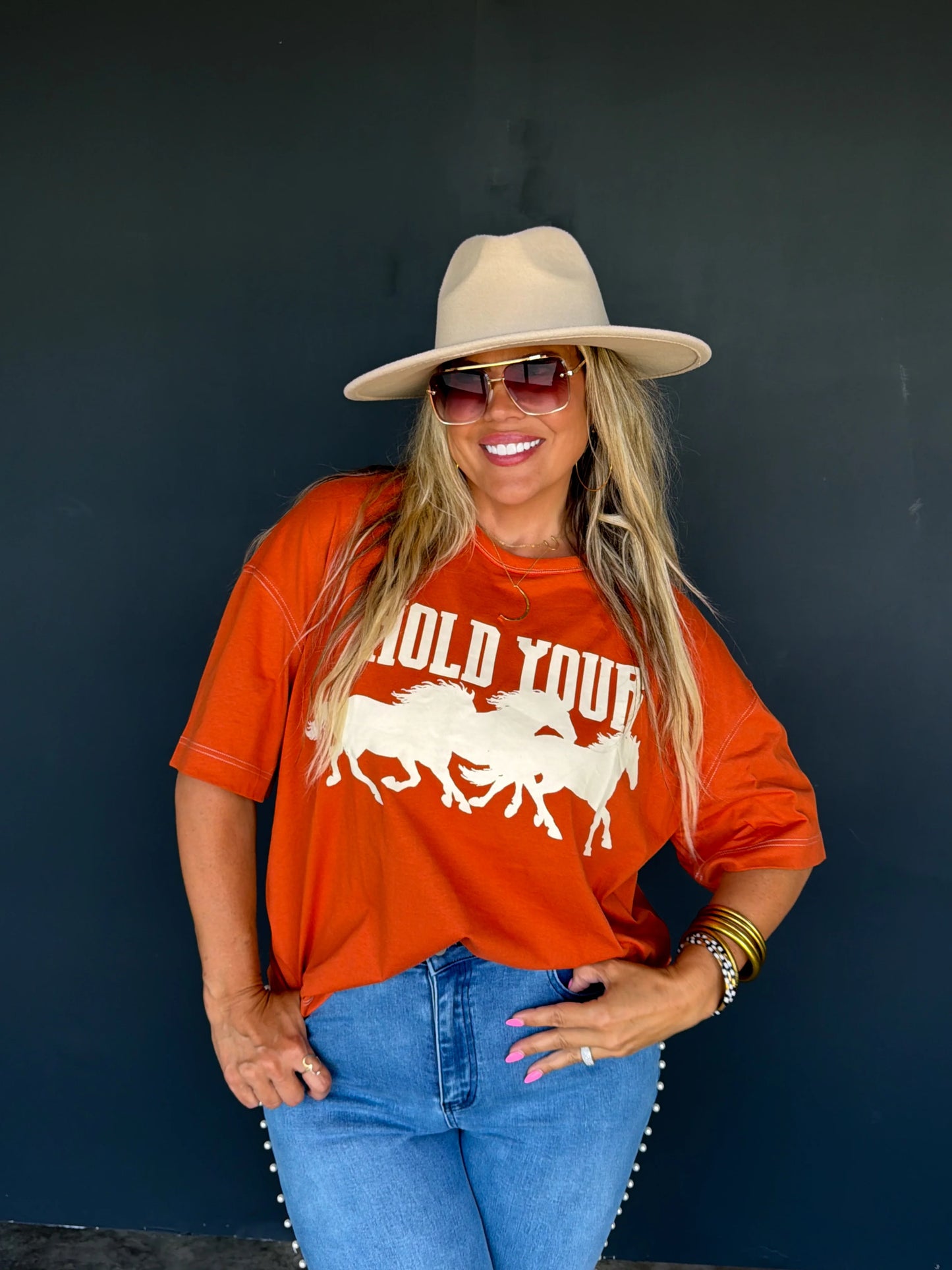 PREORDER- HOLD YOUR HORSES TEE