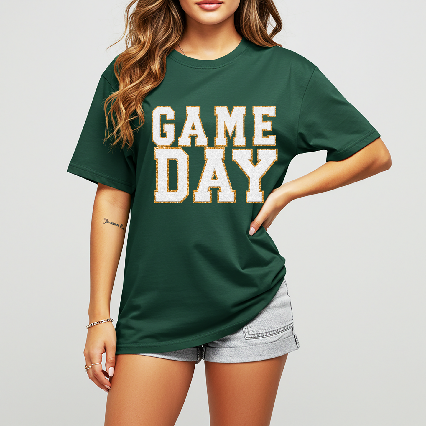 Game Day Forest Green Graphic Tee in Multiple Colors