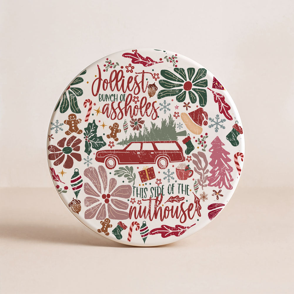 Griswold Gift Ideas
Funny Christmas Family Vacation Christmas Gifts
Griswold Home Decorations Funny
Jolliest bunch of assholes this side of the nuthouse unique gifts
holiday home decor gift for mom
Christmas gift from daughter
Christmas gift from son
festive mom gift idea