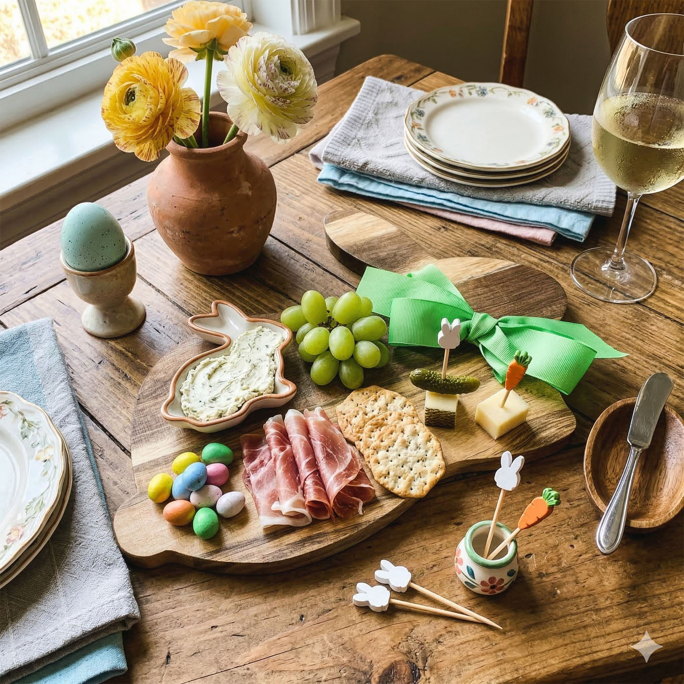 Bunny Board + Toothpick Set