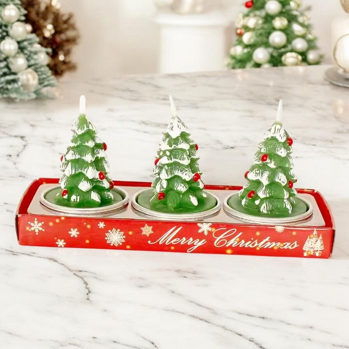 Christmas Tree Paraffin 3pk