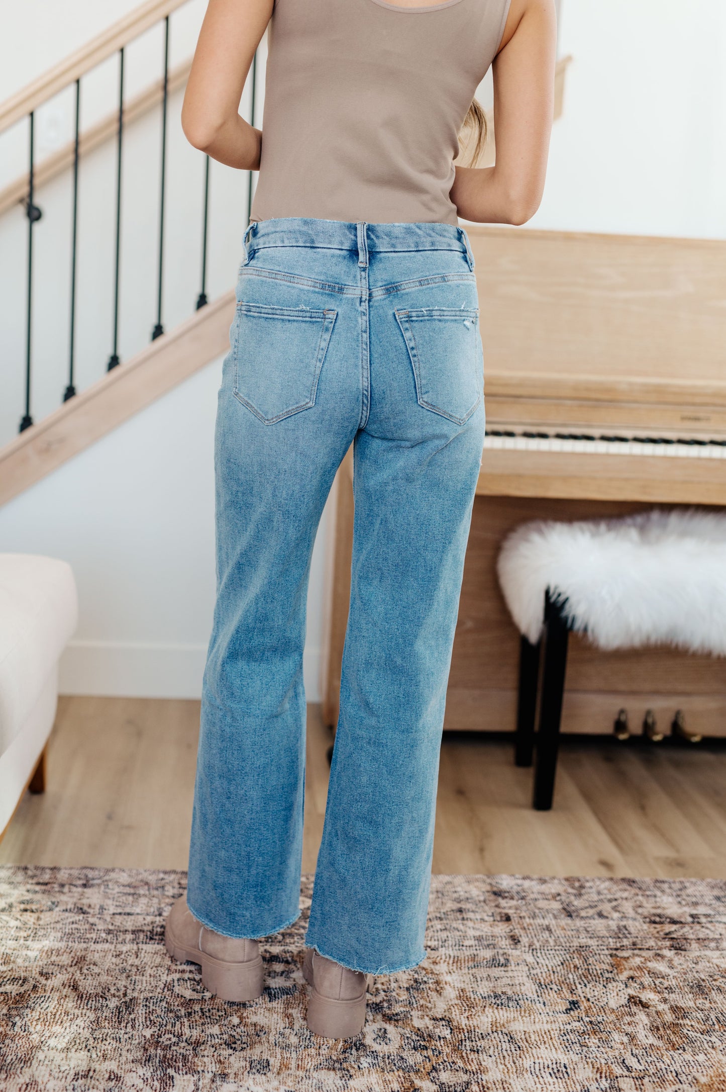 Hope High Rise Wide Leg Jeans