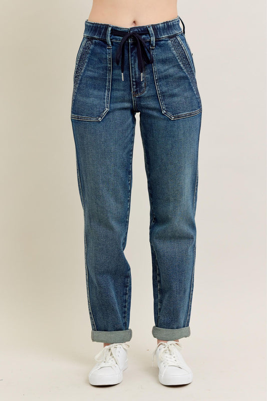 Preorder - Judy Blue High Waist Vintage Wash Jogger