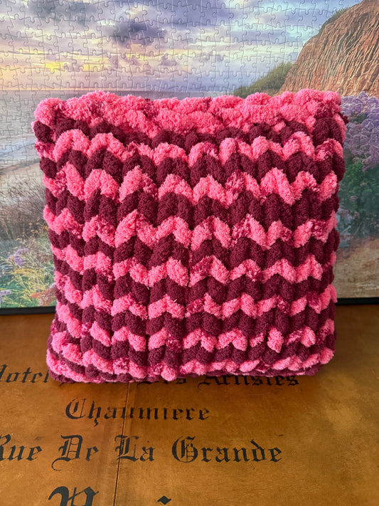 Blushing Waves Accent Pillow 🌸