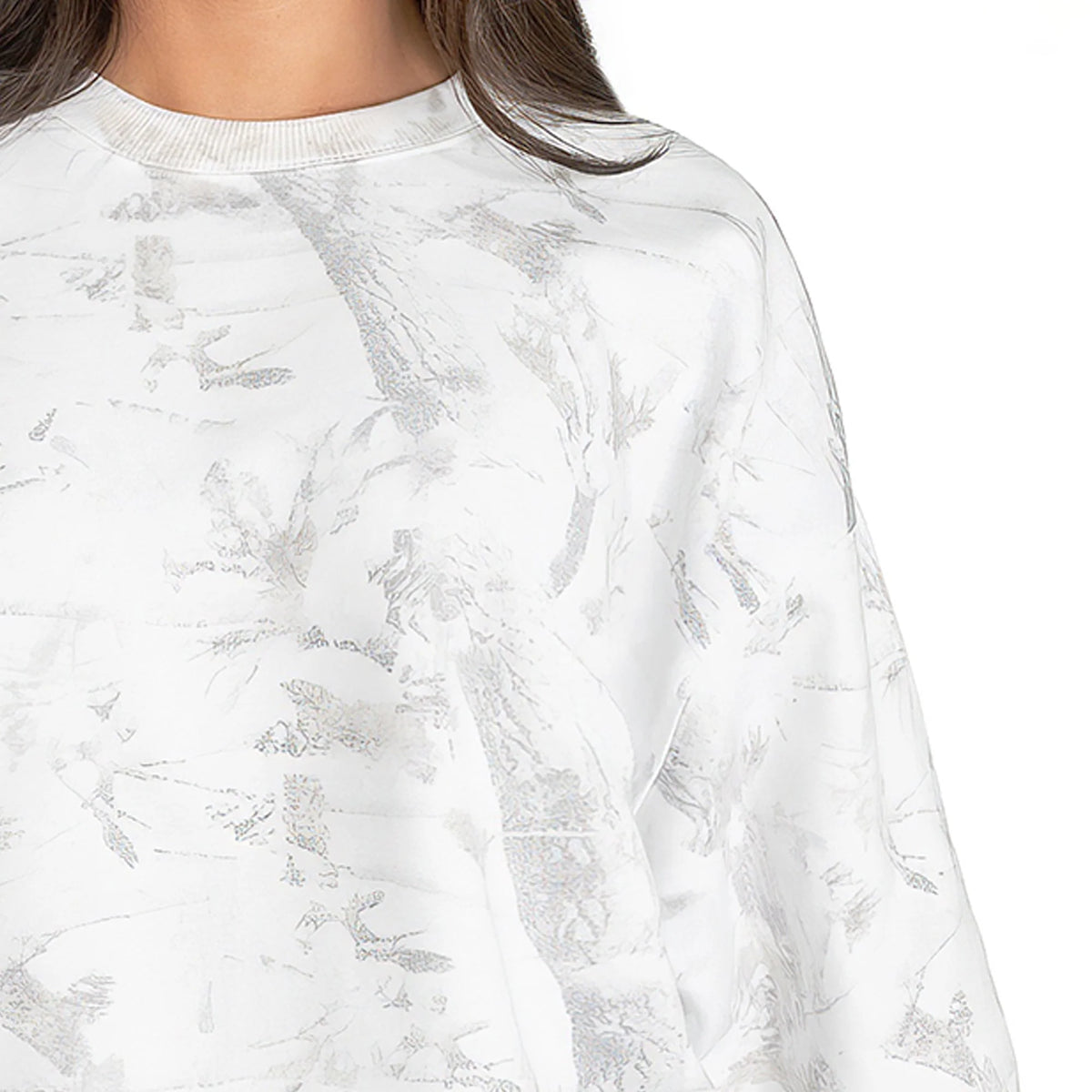 Philadelphia Eagles Whiteout Premium Drop Shoulder Pullover
