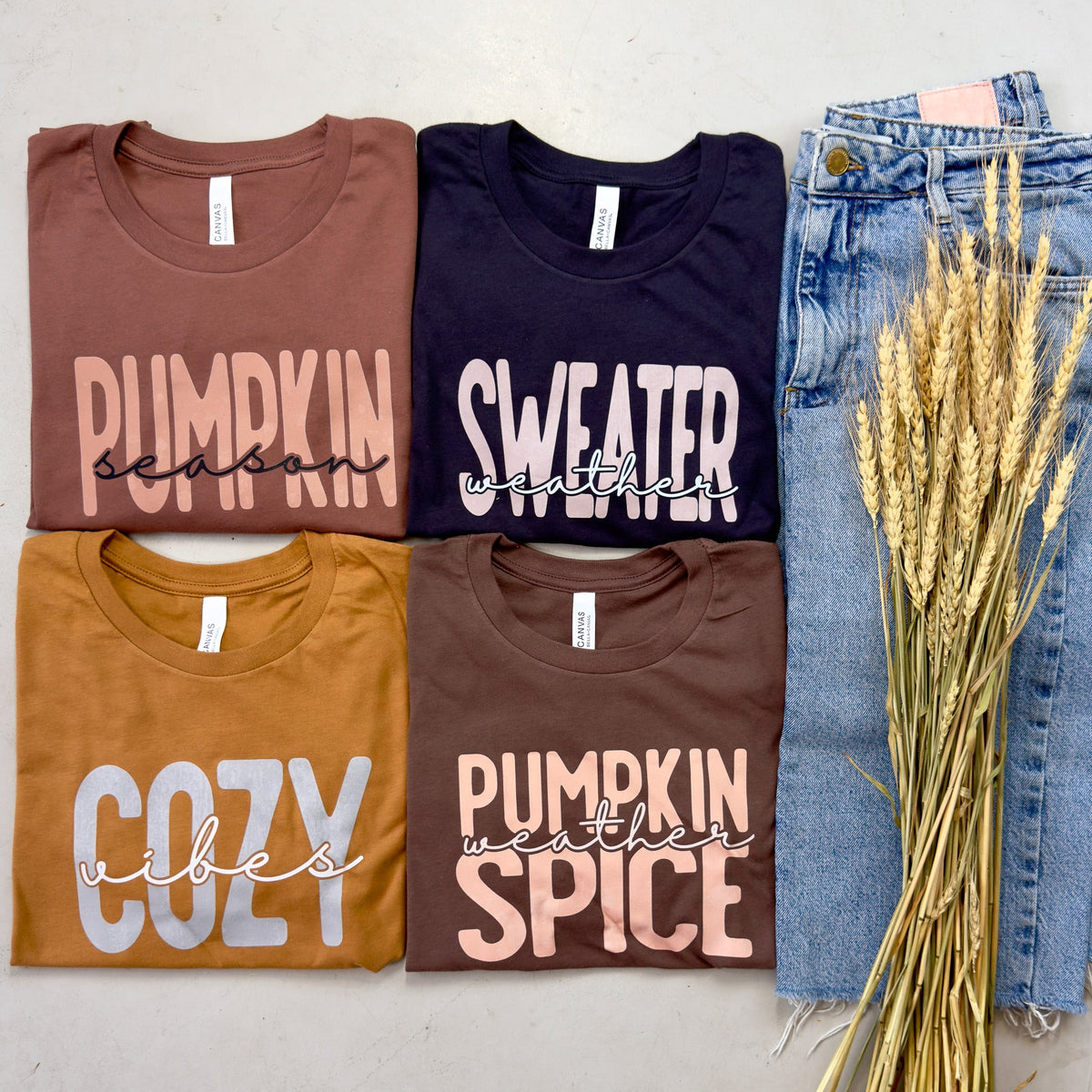 Fall Words Collection Graphic Tees