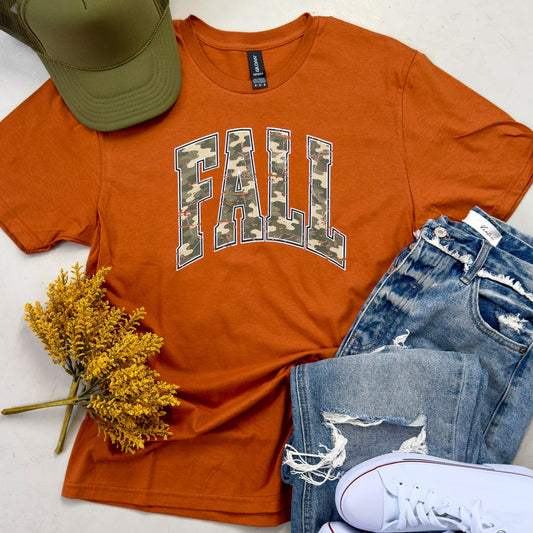 Fall Camo Graphic Tee