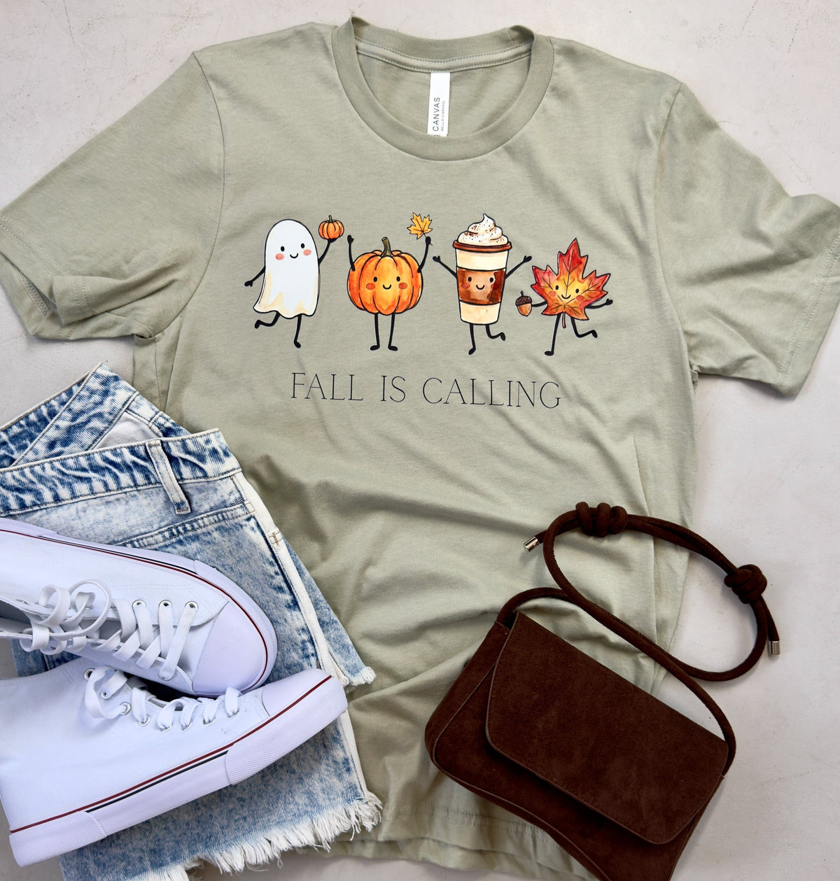 Fall Is Calling Cute Graphic Tee