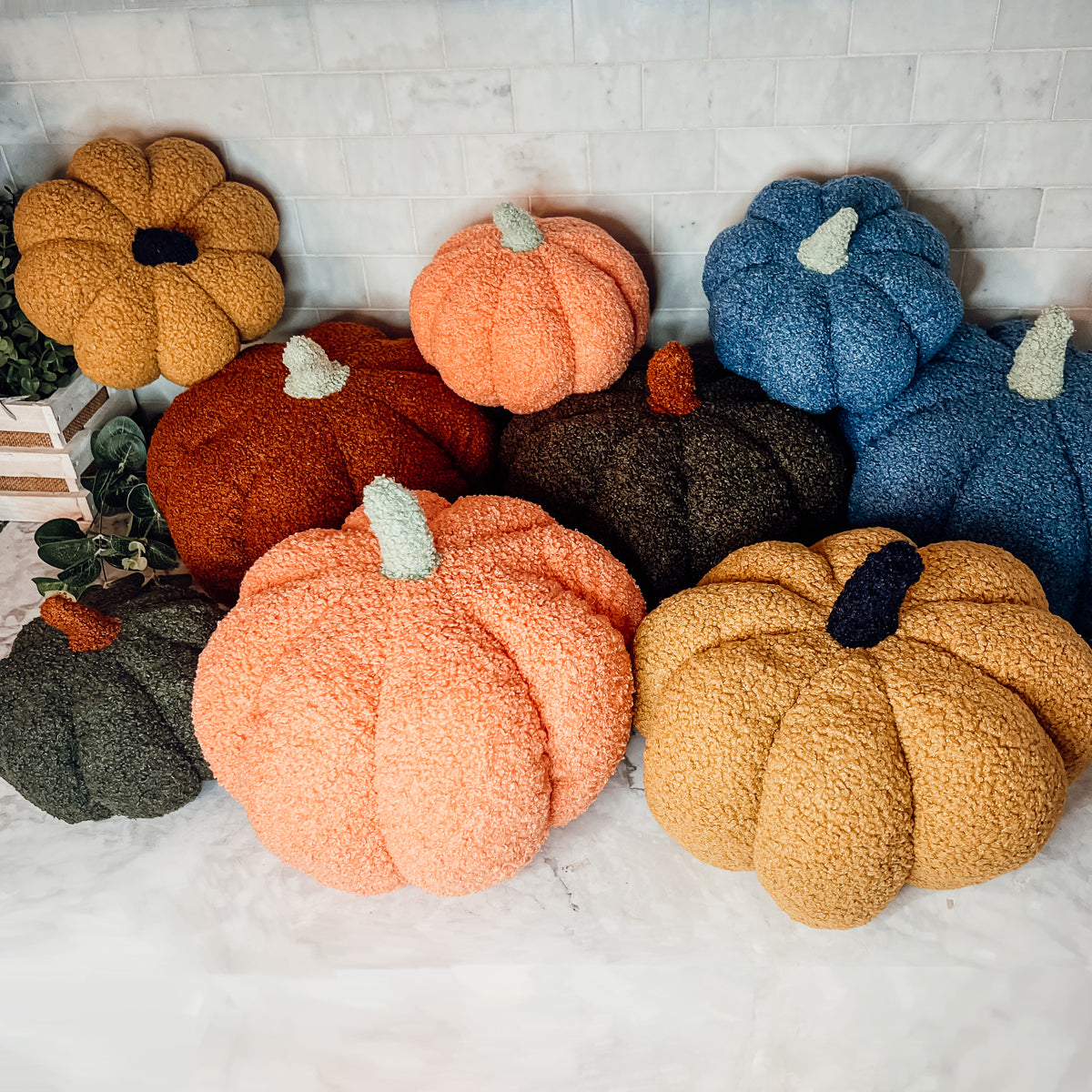 Colorful Pumpkin Decorations Plush