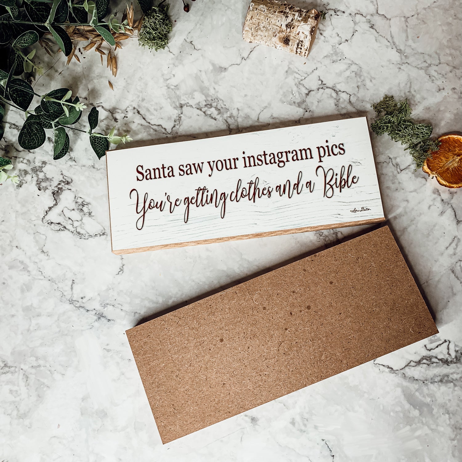 Christmas Instagram Sign, Funny Christmas Gifts for Influencers