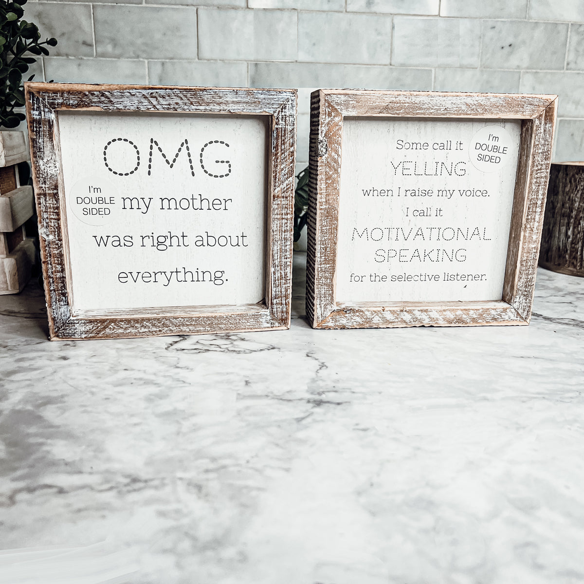 Gifts for mom funny, Farmhouse Signs with Mom and Parenting quotes