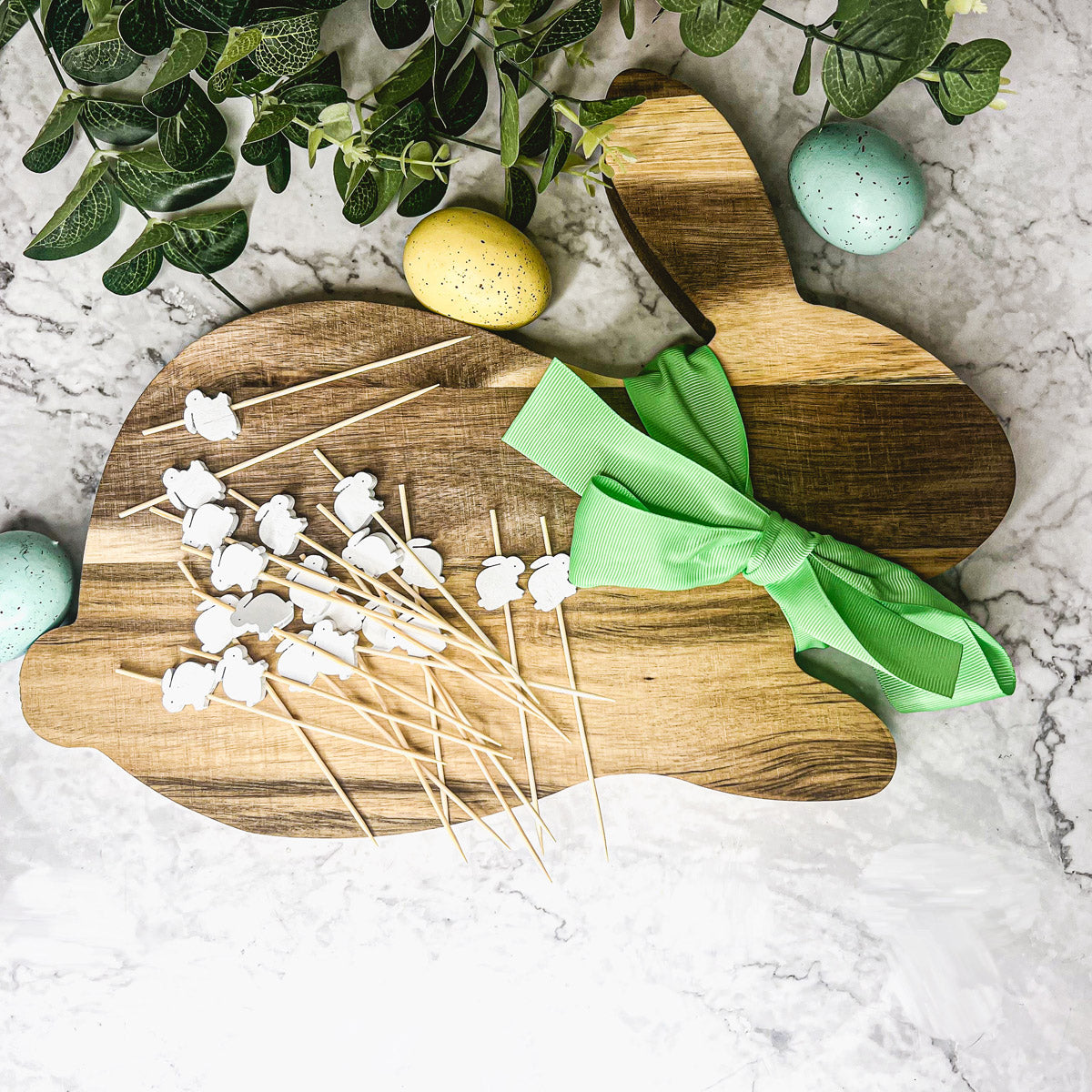 Easter Bunny Serving Board Wooden Handmade