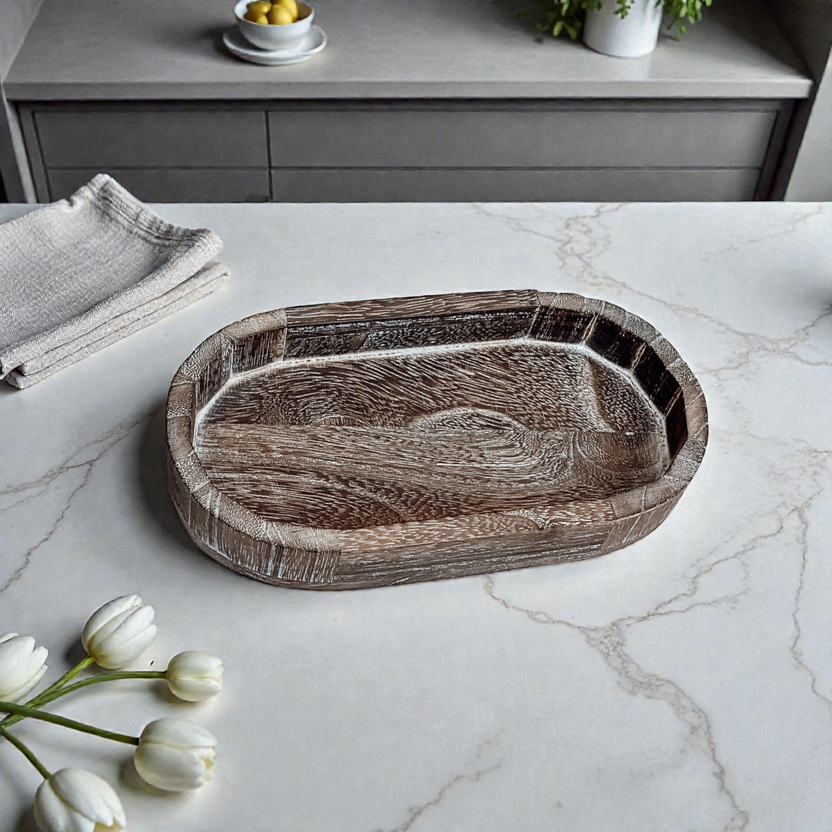 Paulownia wood tray
Farmhouse bathroom decor
Wooden jewelry holder
Rustic home organizer
Small wooden dish