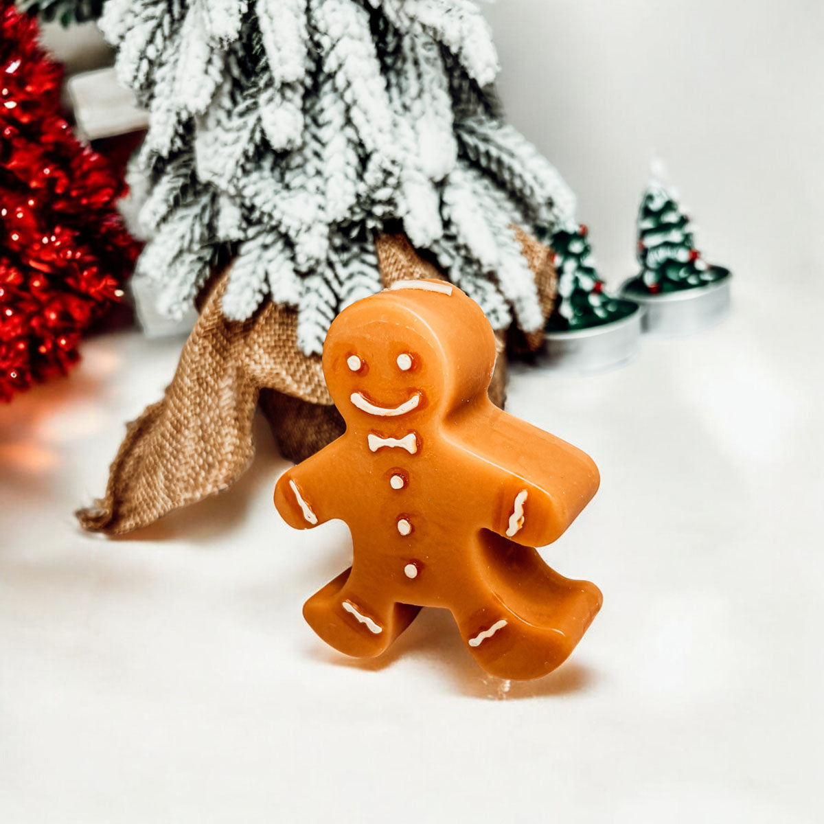 Gingerbread Man Paraffin Candle