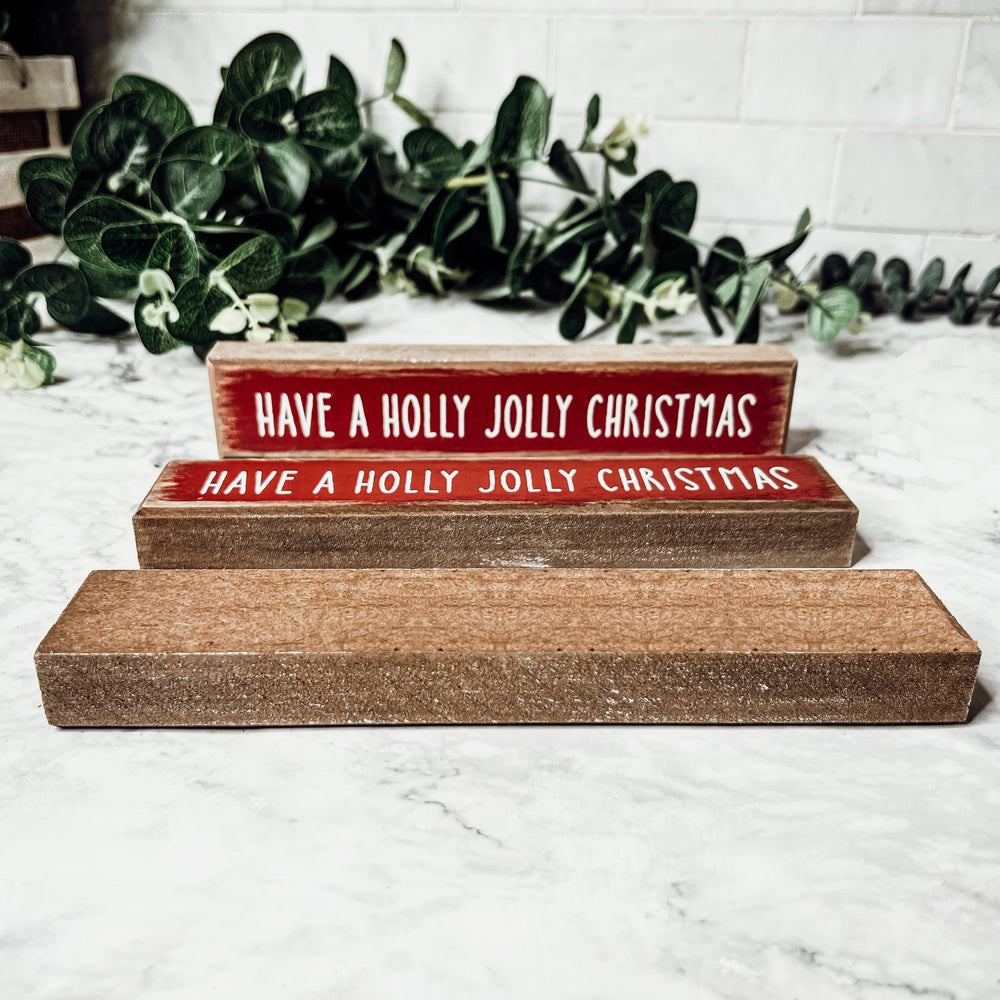 Holly Jolly Sitter Sign