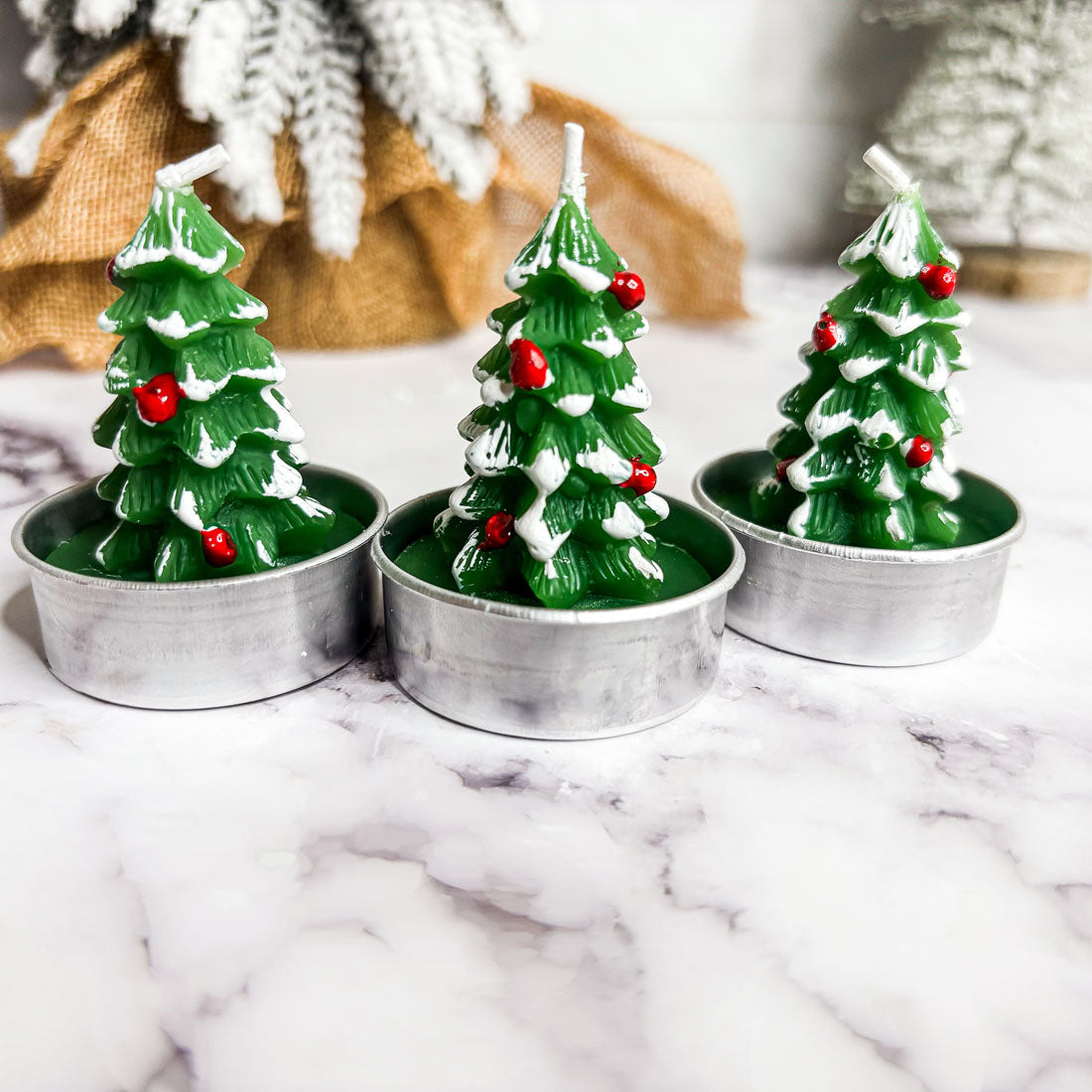 Christmas Tree Paraffin 3pk