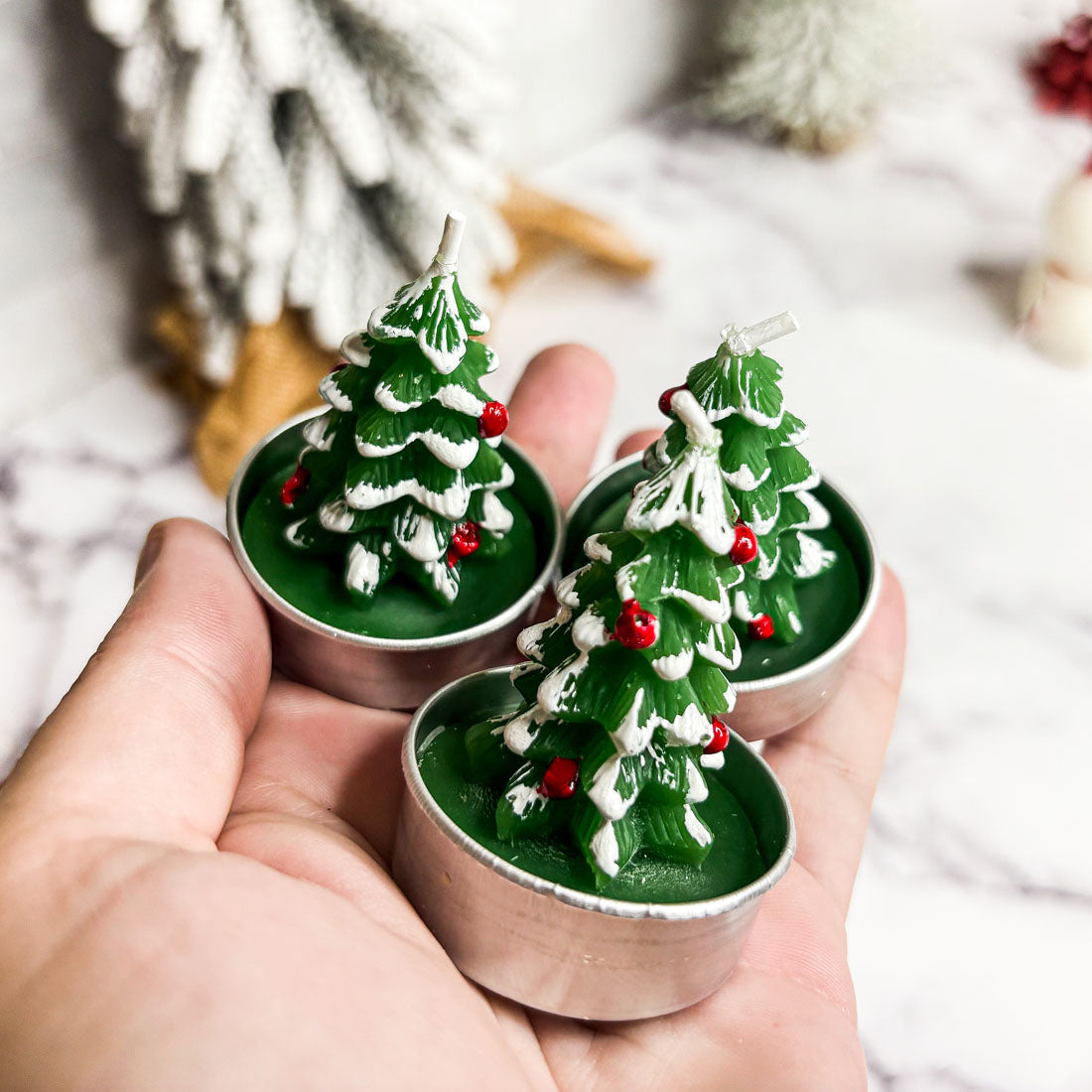 Christmas Tree Paraffin 3pk