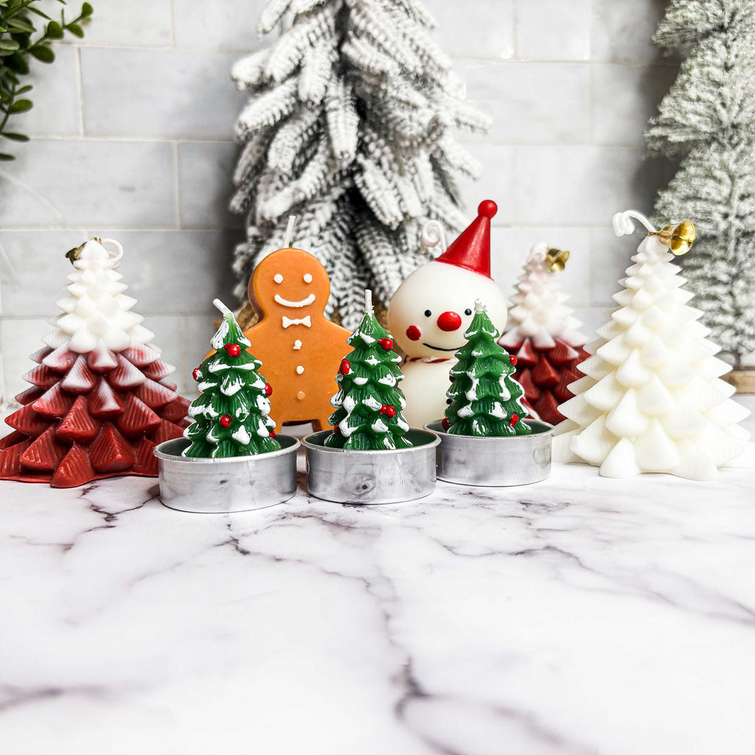 Parrafin Christmas Candles