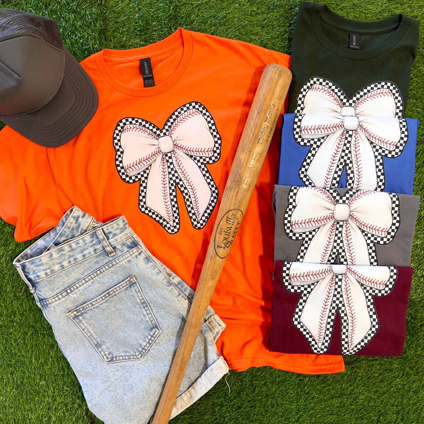 Baseball Bow Tee