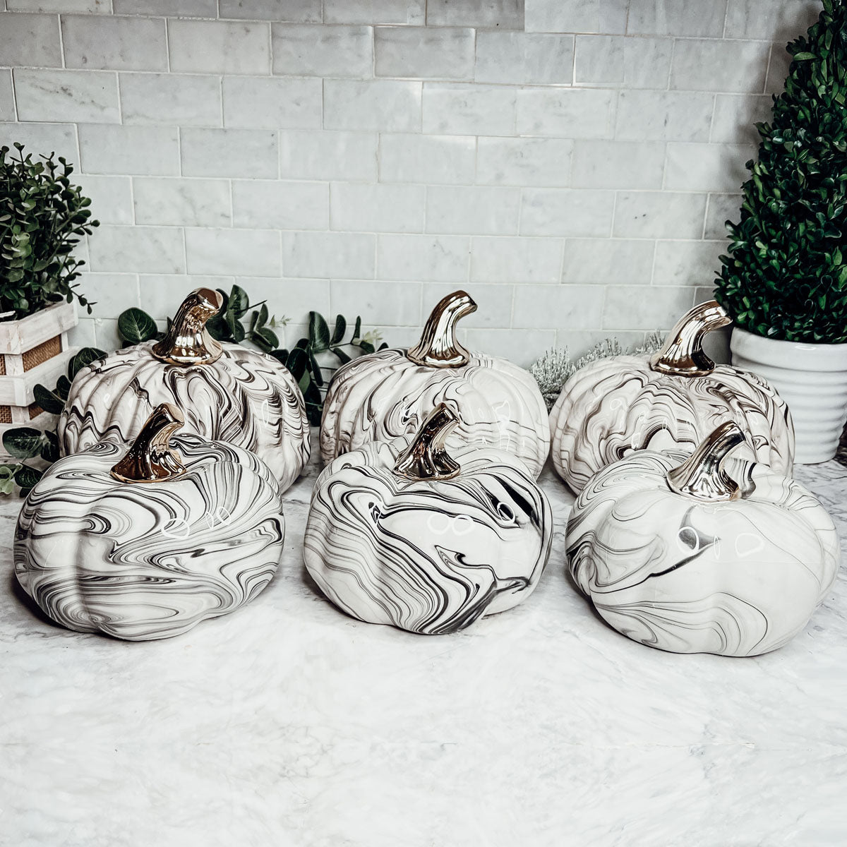 Heavy Pumpkin Decoraitons, Handmade farmhouse pumpkins