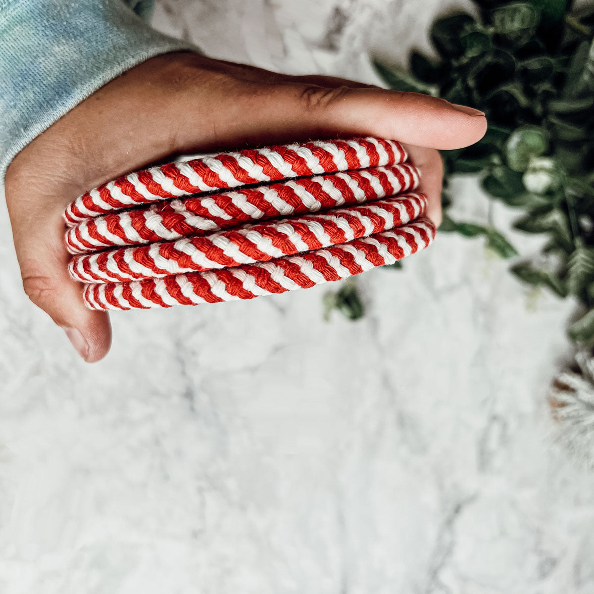 Candy Cane Coaster 4pk