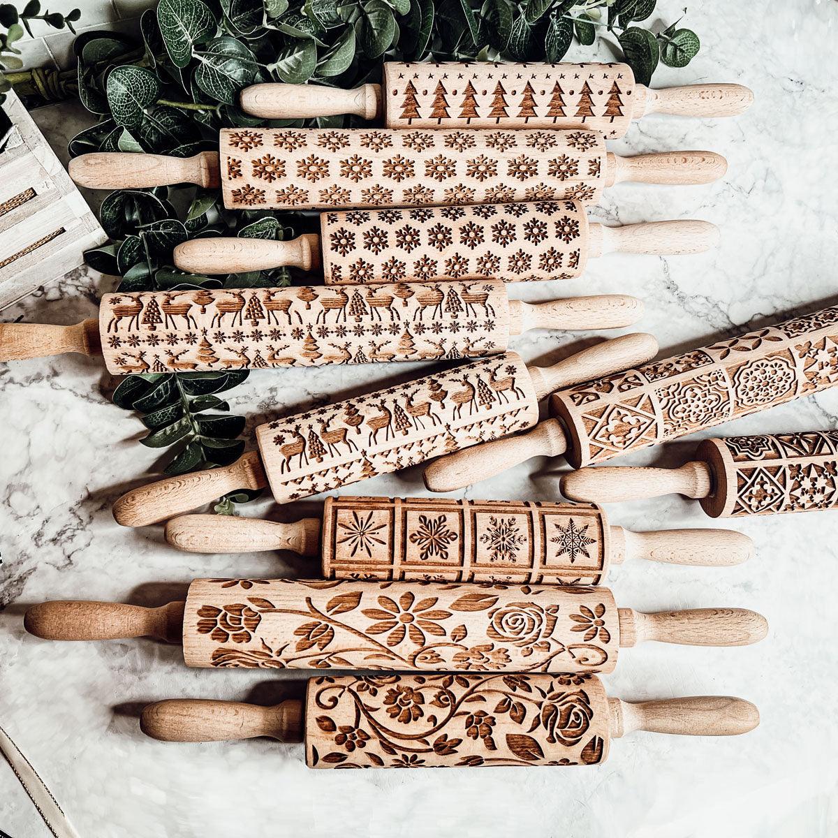 Embossed rolling pin cookies
christmas baking items
christmas baking fun
christmsa bake off ideas
christmas cookie decorating set