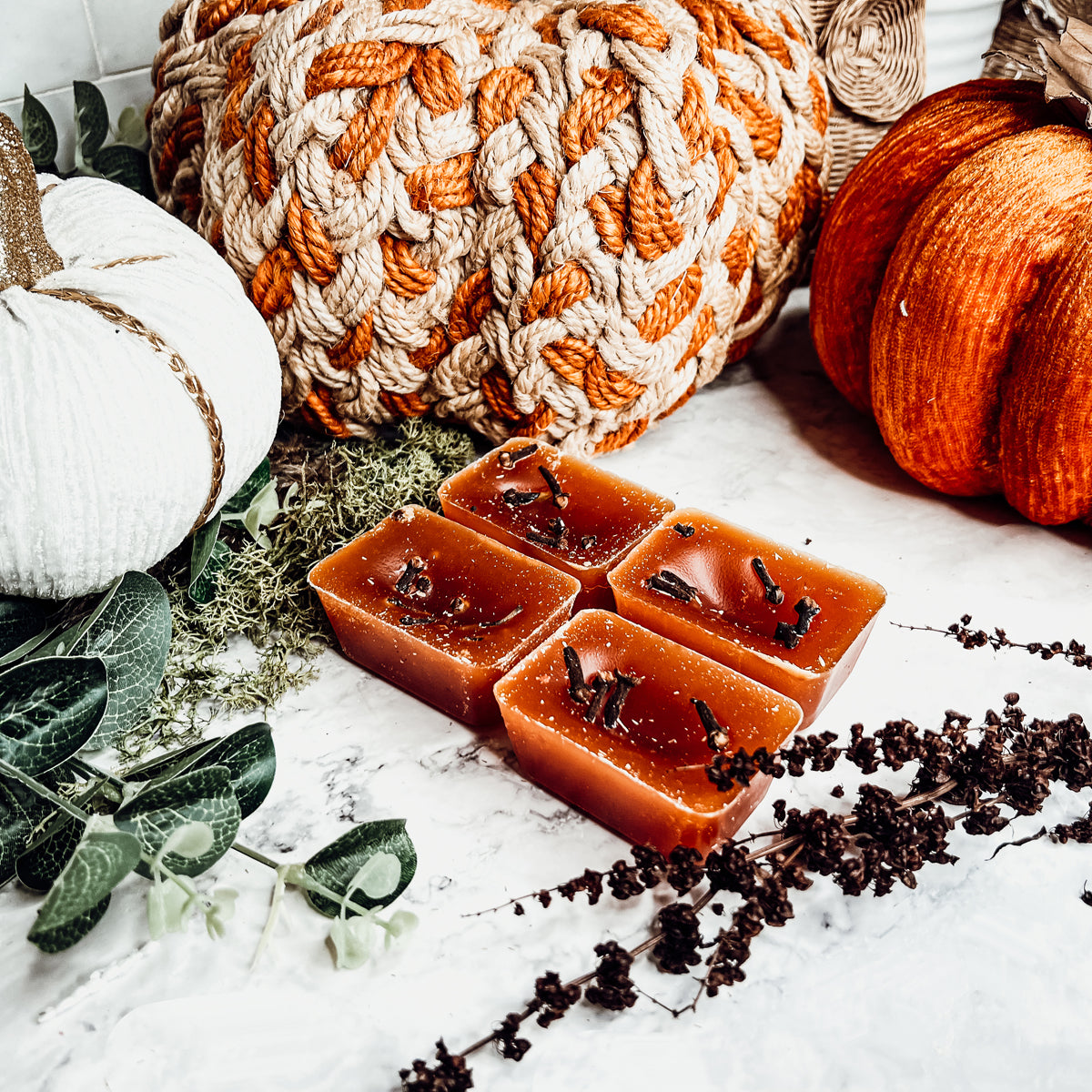 Unique Autumn Scented Wax Melts with Real Ingredients
