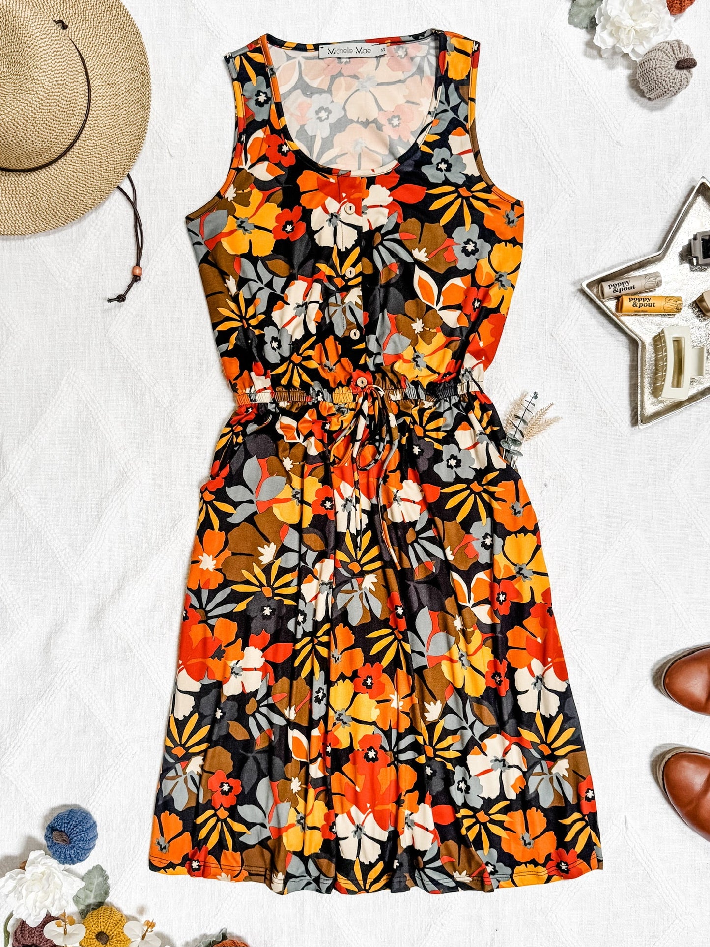 IN STOCK Sadie Dress - Fall Floral Mix