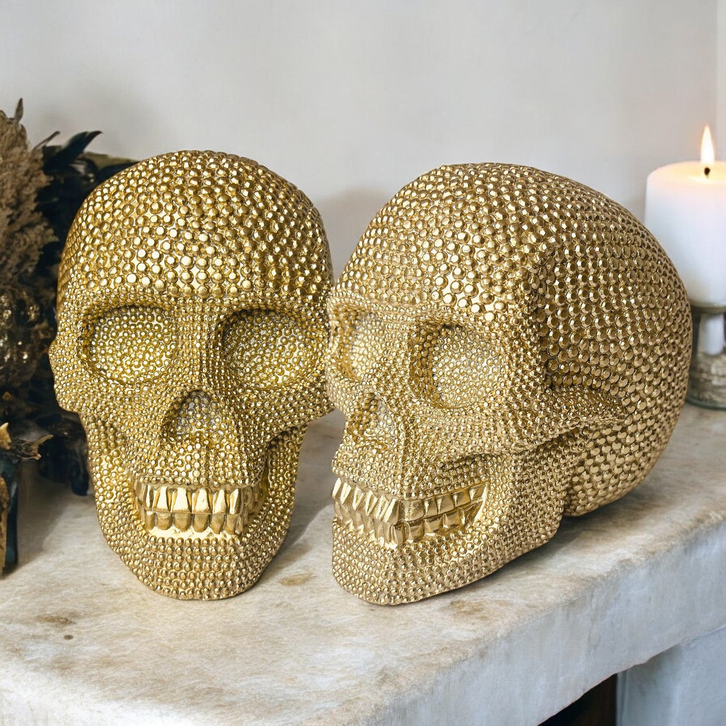 Resin Skull head Skull head design Gothic skull head patterns Antique skull Spooky decor