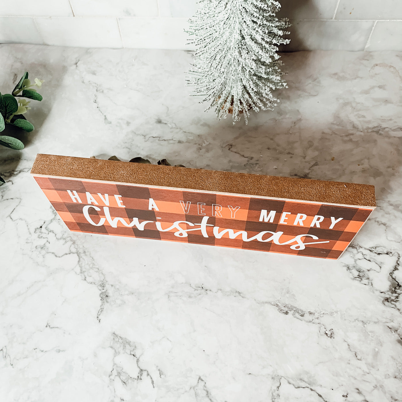 Thick Wooden Christmas Signs For the Home