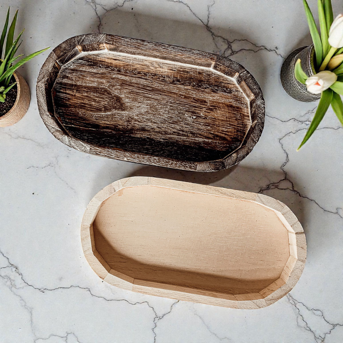 Bathroom counter organization ideas
Nightstand organizer for small spaces
Vanity tray for makeup and jewelry
Entryway table decor and organization
Bedroom dresser top organizer